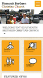 Mobile Screenshot of plymouthbrethrenchristianchurch.org