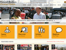 Tablet Screenshot of plymouthbrethrenchristianchurch.org